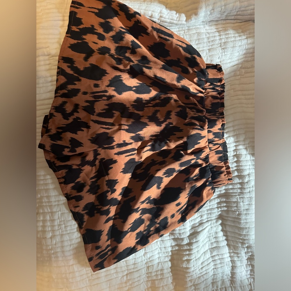 Cheetah Tie Shorts